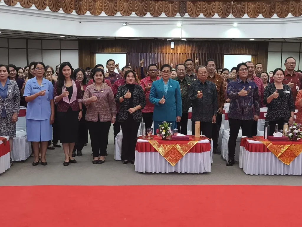 Pengukuhan BKOW, Forum Puspa, dan BK3S: Gubernur Bali Apresiasi Peran Organisasi Wanita