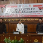 DPRD Provinsi Bali menghadiri Pelantikan Pengurus Dewan Kehormatan Palang Merah Indonesia (PMI) Provinsi Bali.