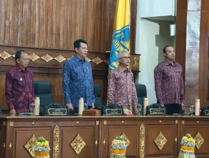 DPRD Provinsi Bali melaksanakan Rapat Paripurna ke- 8 DPRD Provinsi Bali Masa Persidangan I Tah